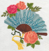Jane's Fan with Roses