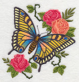 Jane's Butterfly with Roses