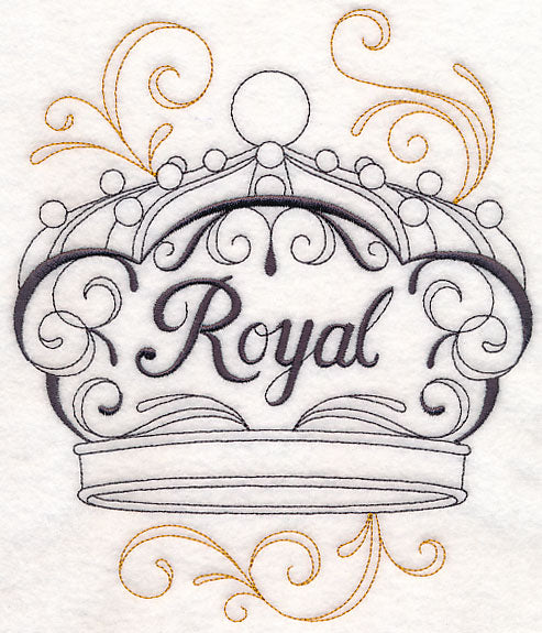 Elegant Royal and Crown