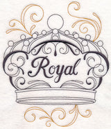 Elegant Royal and Crown