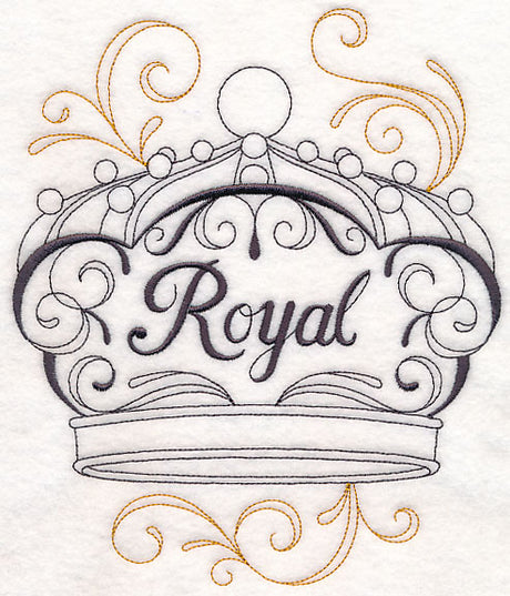 Elegant Royal and Crown
