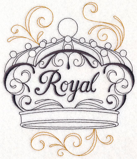 Elegant Royal and Crown