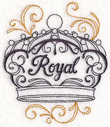 Elegant Royal and Crown