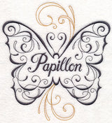Elegant Papillon and Butterfly