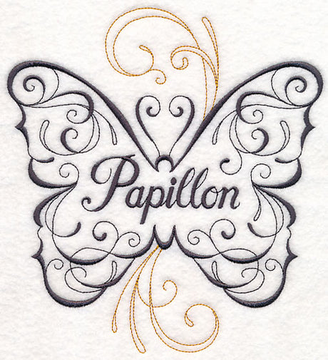 Elegant Papillon and Butterfly