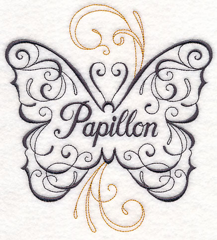 Elegant Papillon and Butterfly