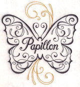 Elegant Papillon and Butterfly