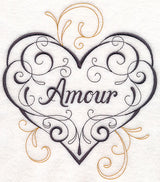 Elegant Amour and Heart