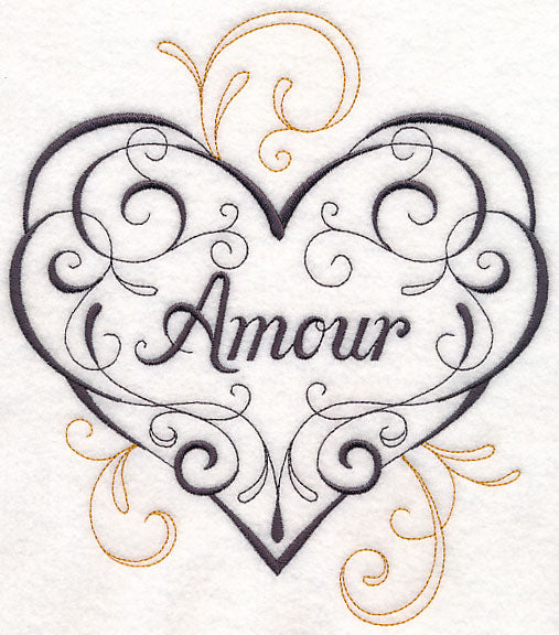 Elegant Amour and Heart