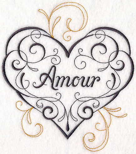 Elegant Amour and Heart