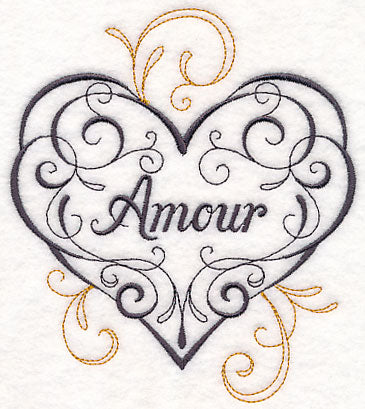 Elegant Amour and Heart