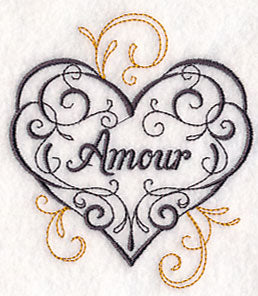 Elegant Amour and Heart