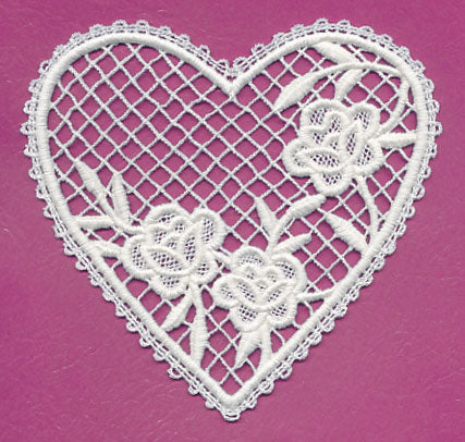 Heart and Roses 1 (Battenburg Lace)
