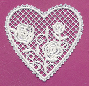 Heart and Roses 2 (Battenburg Lace)