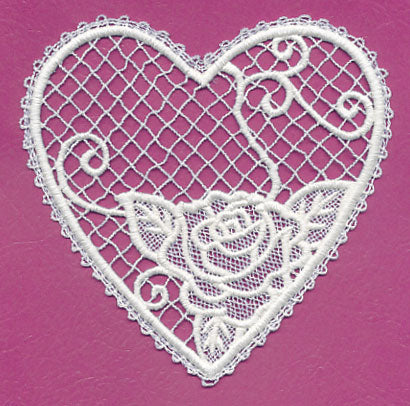 Heart and Roses 3 (Battenburg Lace)