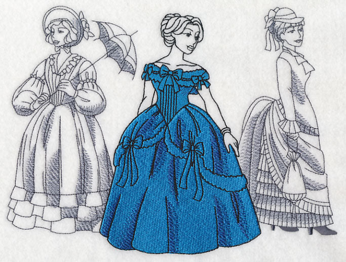 Victorian Fashion Plate - Female