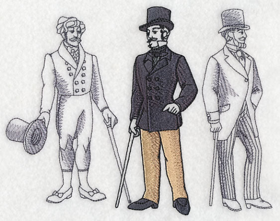 Victorian Fashion Plate - Male