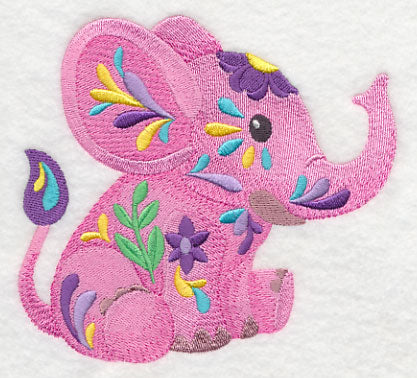 Flower Power Baby Elephant