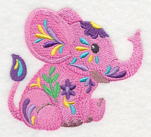 Flower Power Baby Elephant
