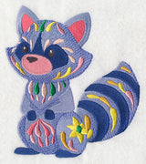 Flower Power Baby Raccoon