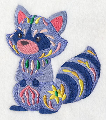 Flower Power Baby Raccoon