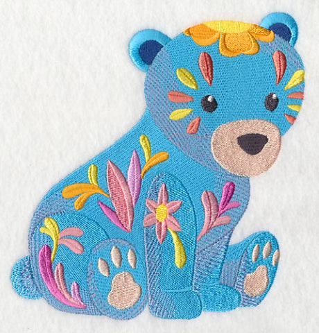 Flower Power Baby Bear