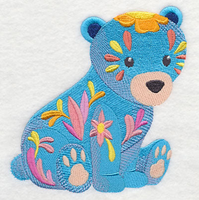 Flower Power Baby Bear