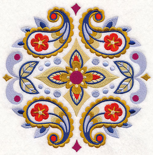 Paisley with Panache Medallion