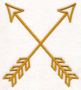 Crossed Arrows (Goldwork)