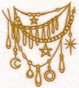 Celestial Drape (Goldwork)