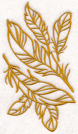 Feathers (Goldwork)