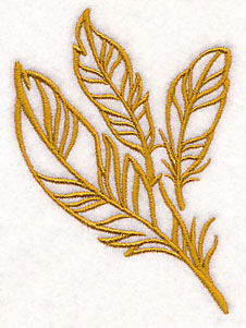 Feathers (Goldwork)