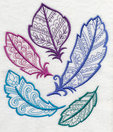 Mehndi Feather Collage