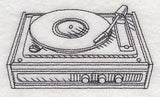 Record Player Etching