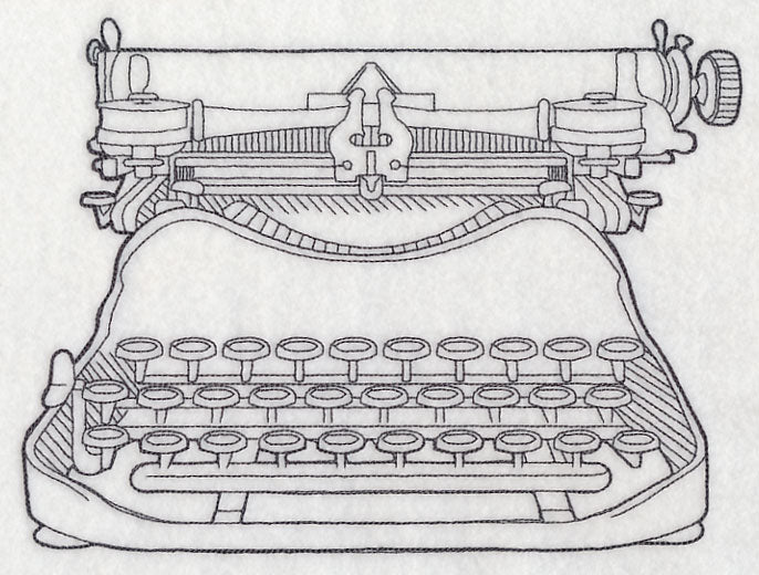 Typewriter Etching