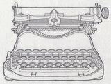 Typewriter Etching
