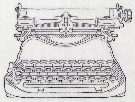 Typewriter Etching