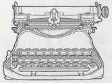 Typewriter Etching