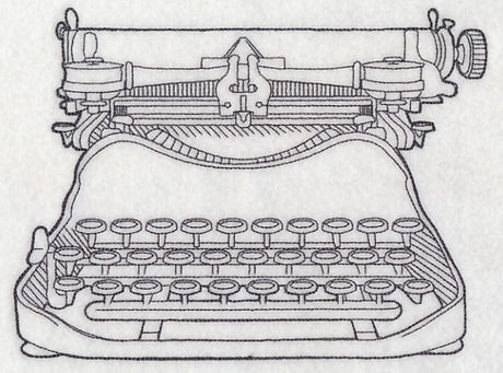 Typewriter Etching