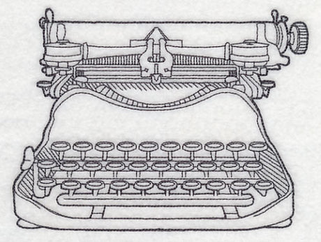 Typewriter Etching