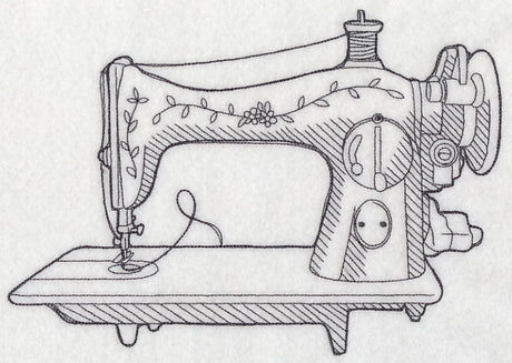 Sewing Machine Etching