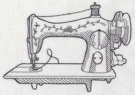 Sewing Machine Etching