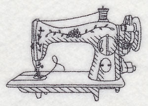 Sewing Machine Etching