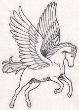 Pegasus Etching