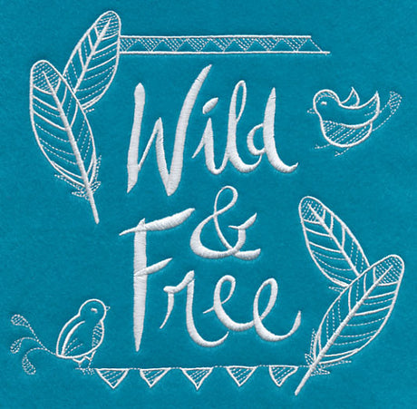 Wild and Free (Whitework)