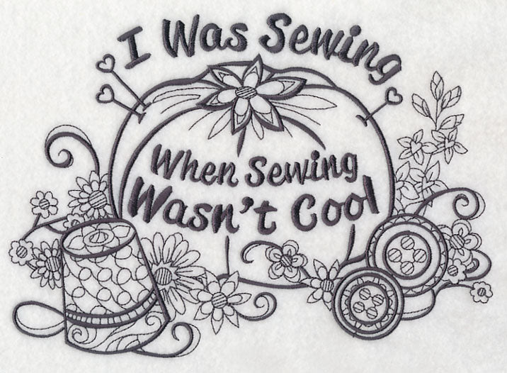 I Was Sewing