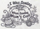 I Was Sewing
