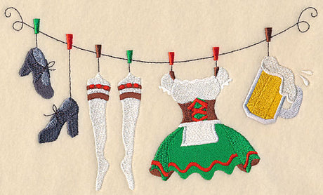 Oktoberfest Barmaid Clothesline
