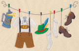Oktoberfest Bartender Clothesline