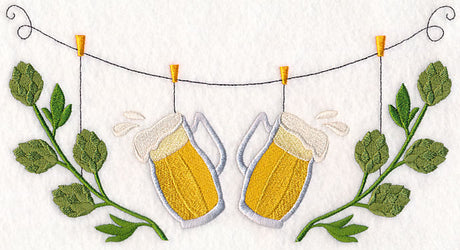 Oktoberfest Beer and Hops Clothesline